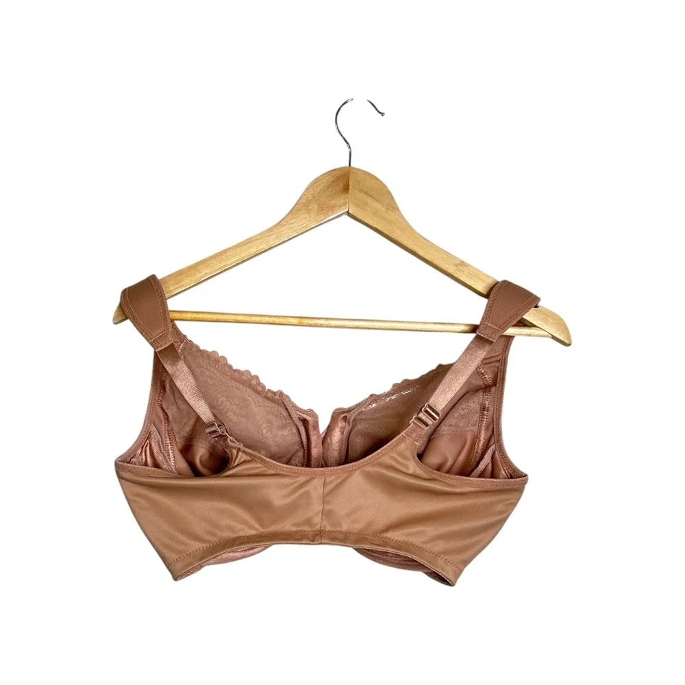 Glamorise WonderWire Front Close Stretch Lace Bra Size 38G - Picture 3 of 10